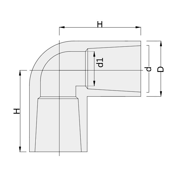 크린 엘보(TS-90° ELBOW)